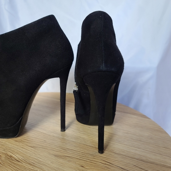 Guiseppe Zanotti Ankle Boots Velvet Size 7 - Picture 2 of 5